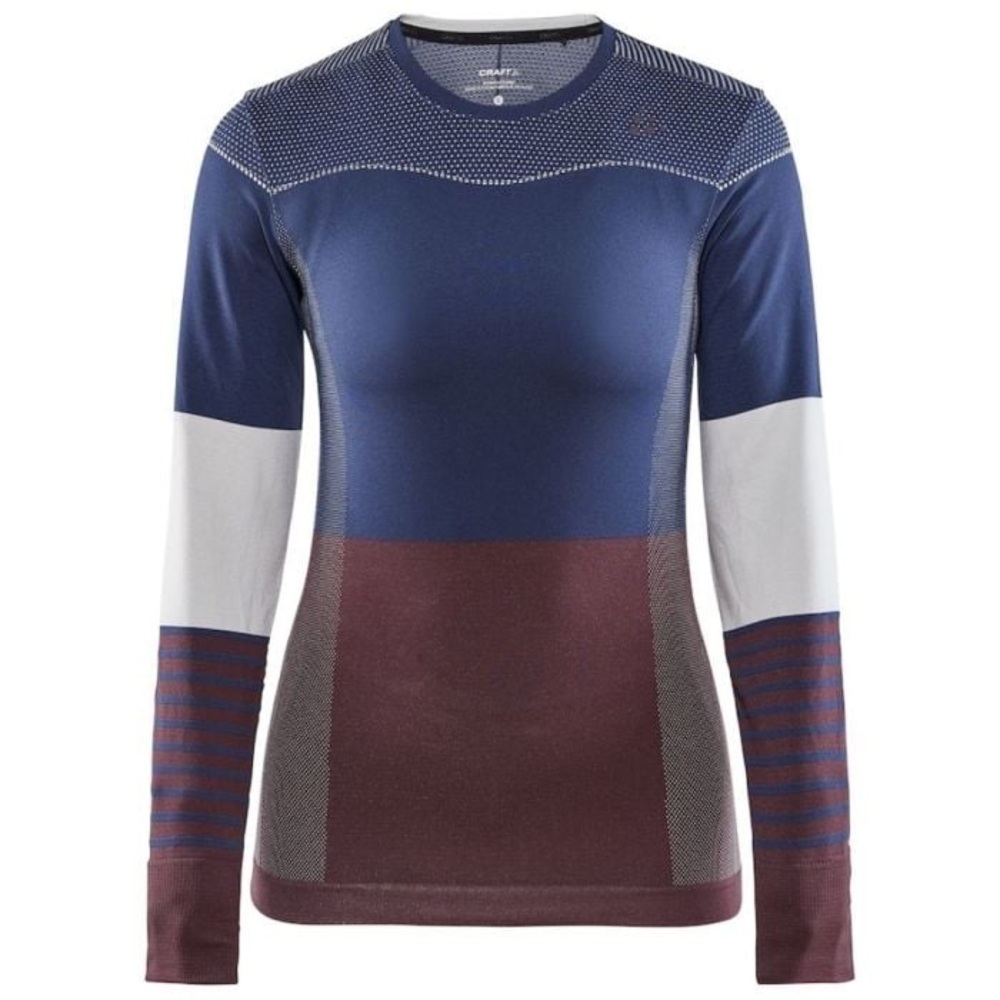 NWOT! Women's Fuseknit Comfort Blocked Baselayer Activewear Fitness Sz Medium